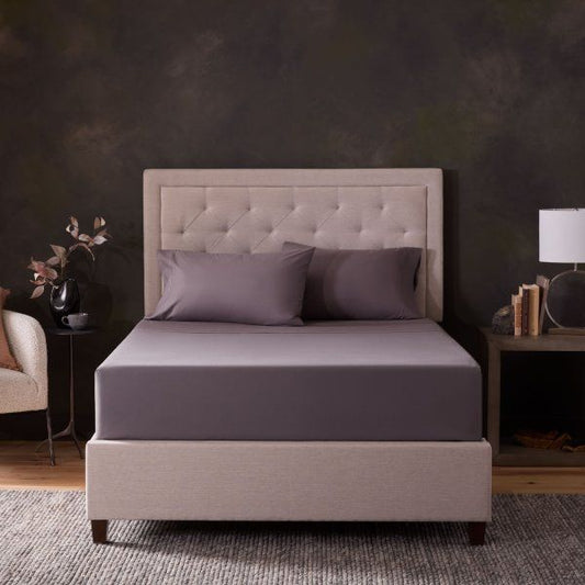 Classic Cotton Sheet Set - Split Queen - Charcoal