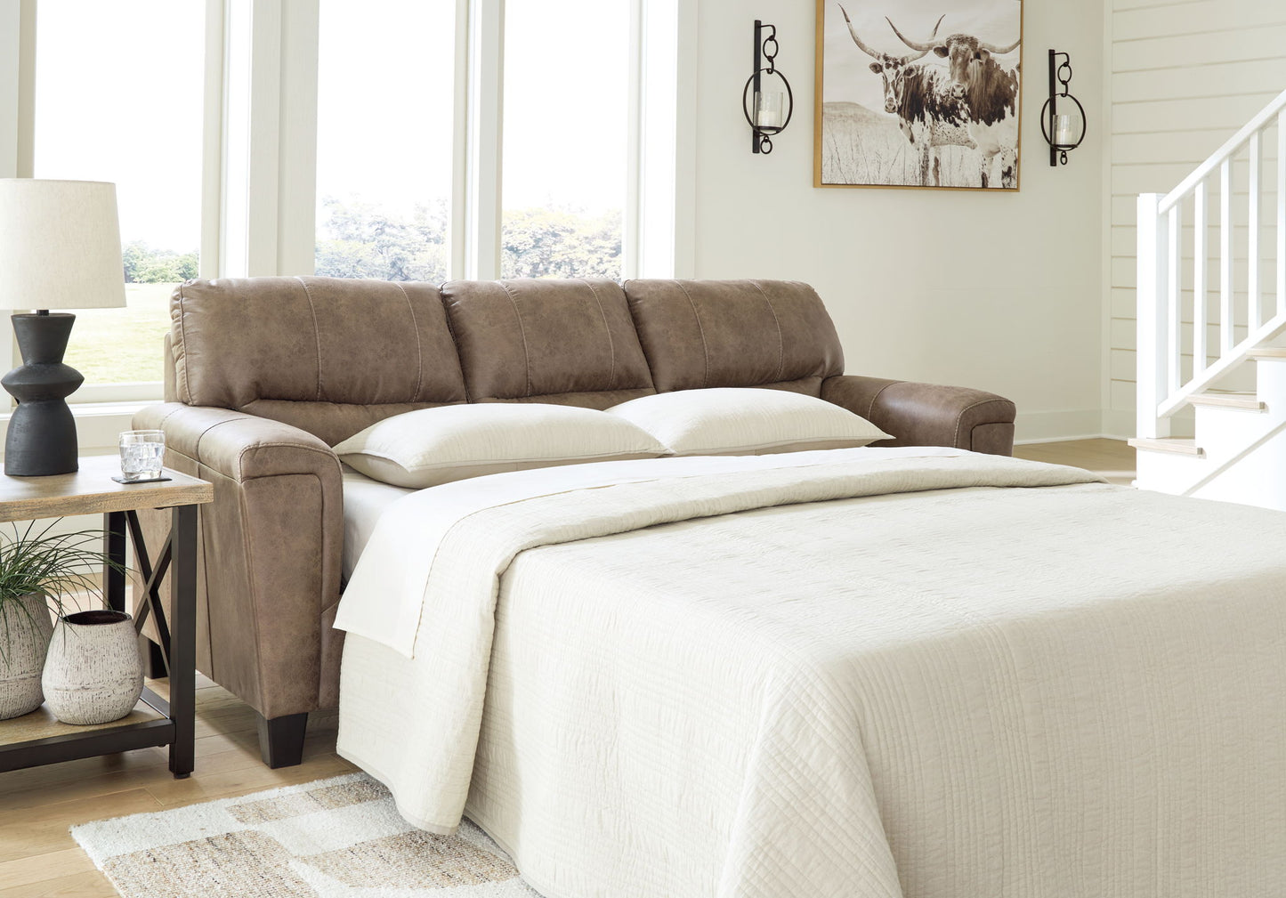 Navi - Queen Sofa Sleeper - Fossil