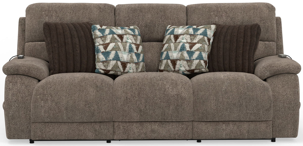 Joya - Power Headrest Power LayFlat Reclining Sofa With CR3 Heat/Massage/Lumbar/ZG