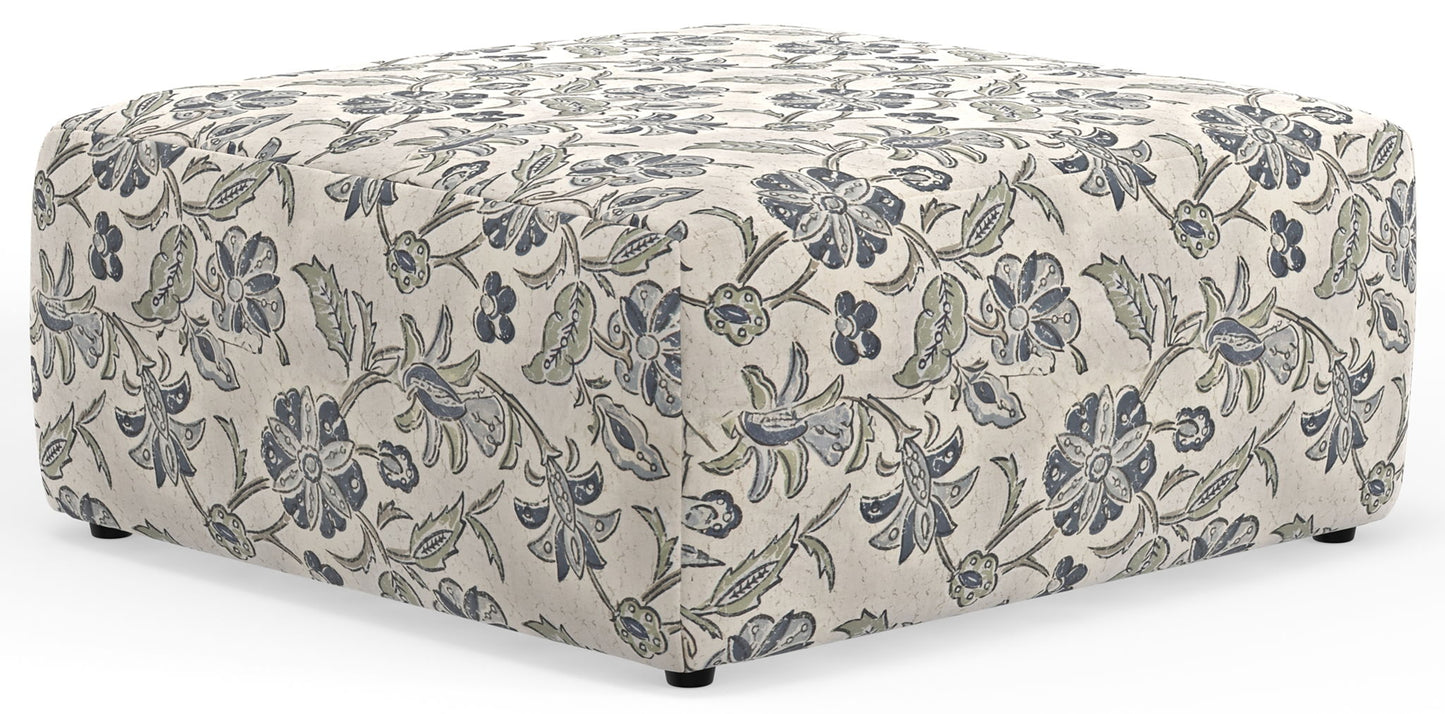 Stockbridge - Cocktail Ottoman - Denim