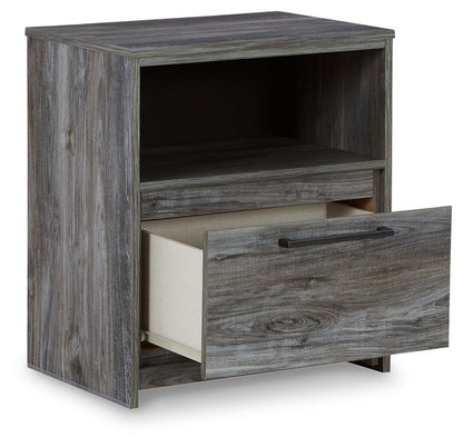 Baystorm - One Drawer Night Stand - Gray