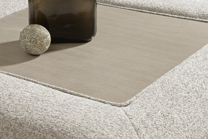 Ashbourne Estate - Oversized Accent Ottoman - Snowstone