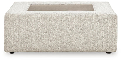 Ashbourne Estate - Oversized Accent Ottoman - Snowstone