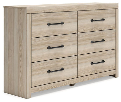 Senbry - Six Drawer Dresser - Tan