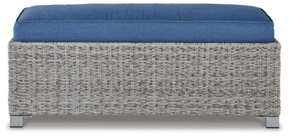 Naples Beach - Bench with Cushion - Light Gray