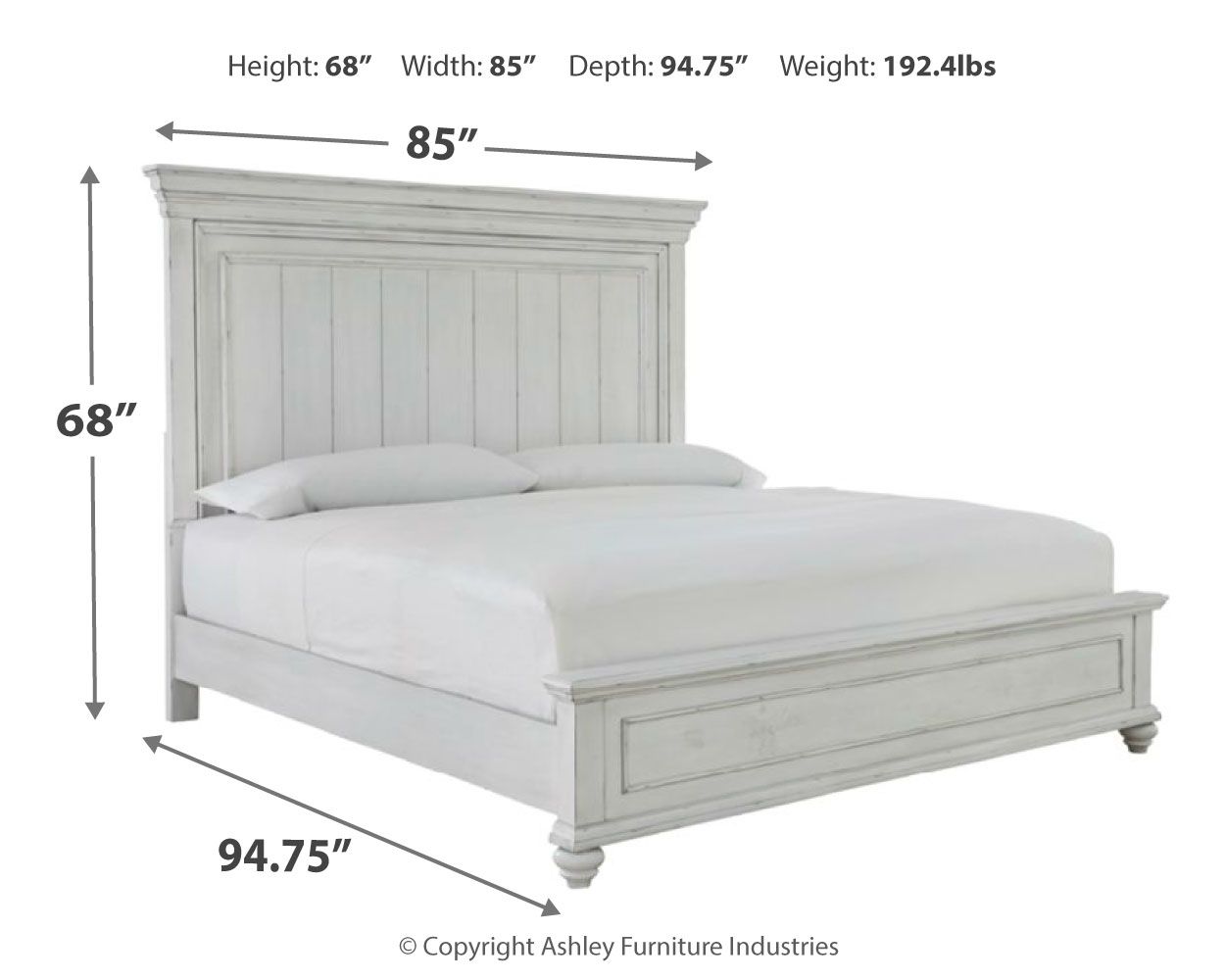 Kanwyn - Panel Bed