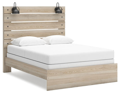 Senbry - Queen Panel Bed - Tan