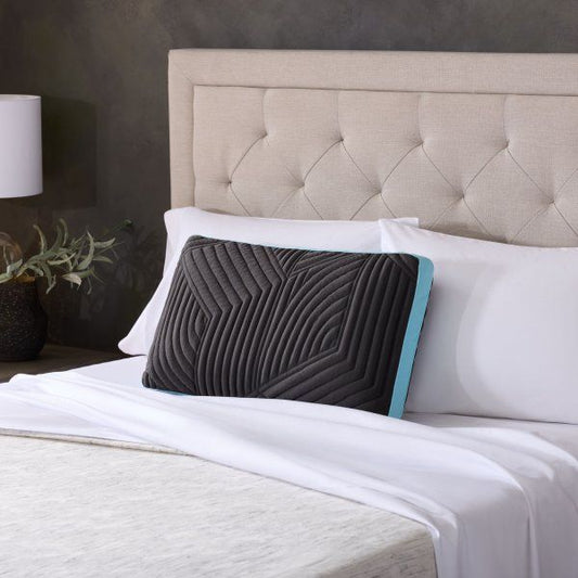 Ice Cloud - Omniphase Mid Loft Pillow - King High Loft