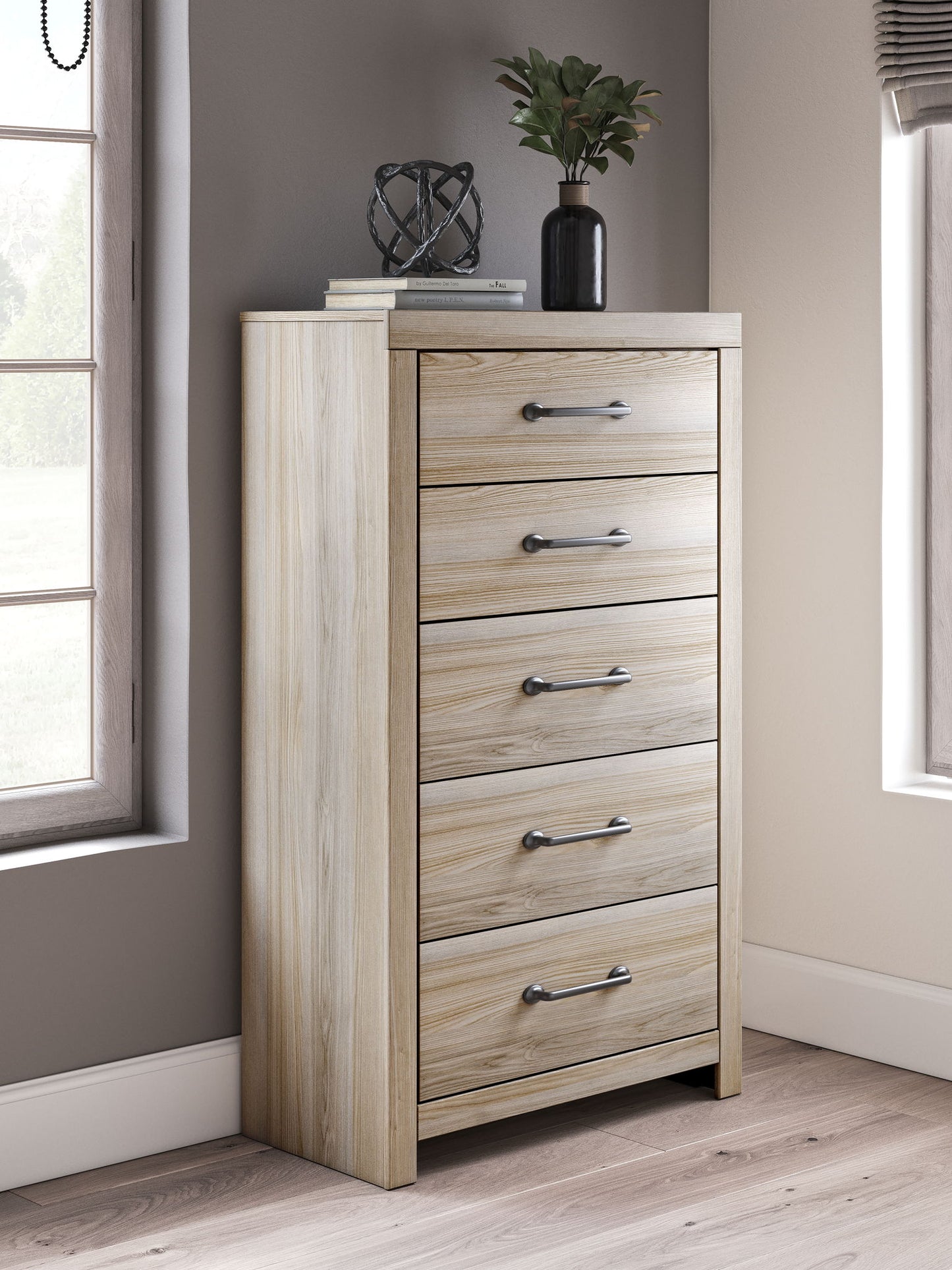 Senbry - Five Drawer Chest - Tan