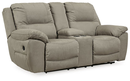 Next-Gen Gaucho - DBL Rec Loveseat w/Console - Putty