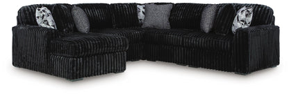 Midnight-Madness - 5 Piece Sectional