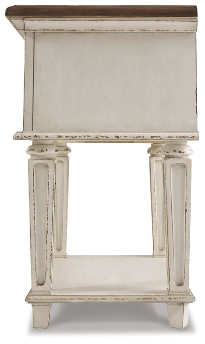 Realyn - One Drawer Night Stand - Chipped White