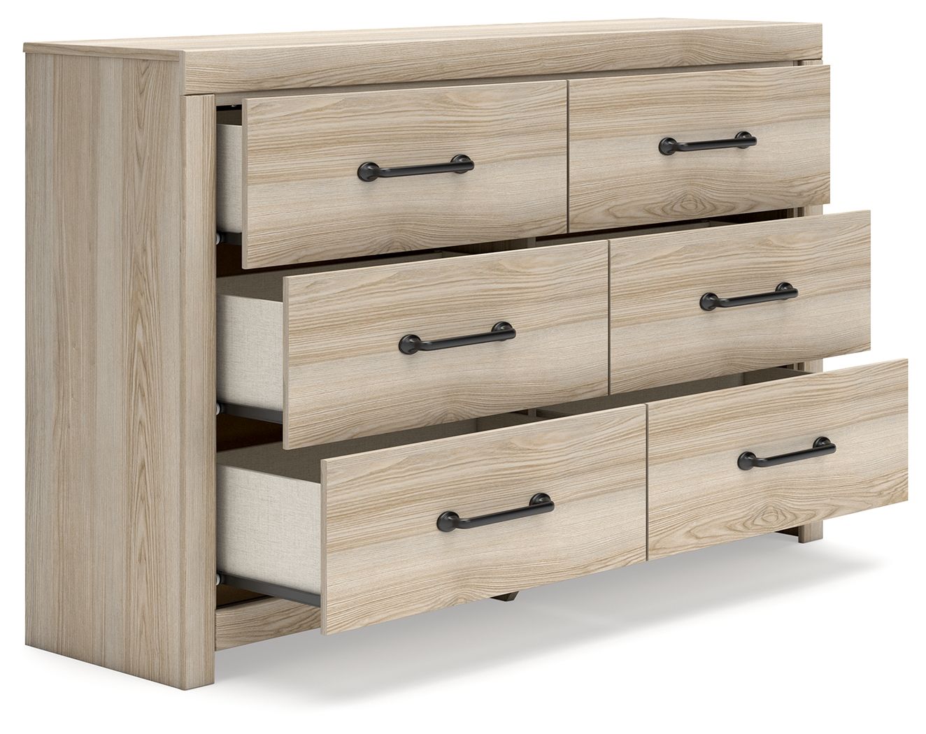 Senbry - Six Drawer Dresser - Tan