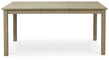 Calmoro - Rectangular Dining Room Extension Table - Gray