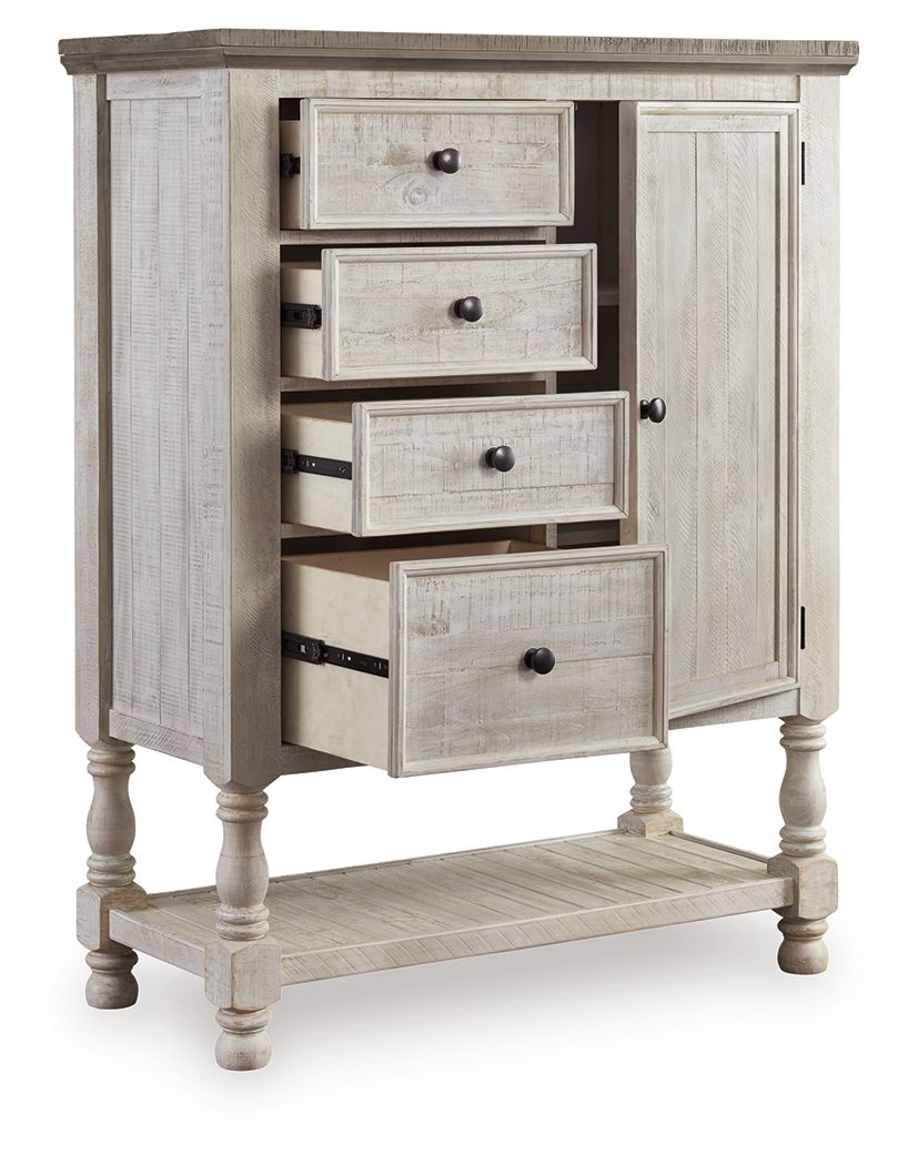 Havalance - Door Chest - White / Gray