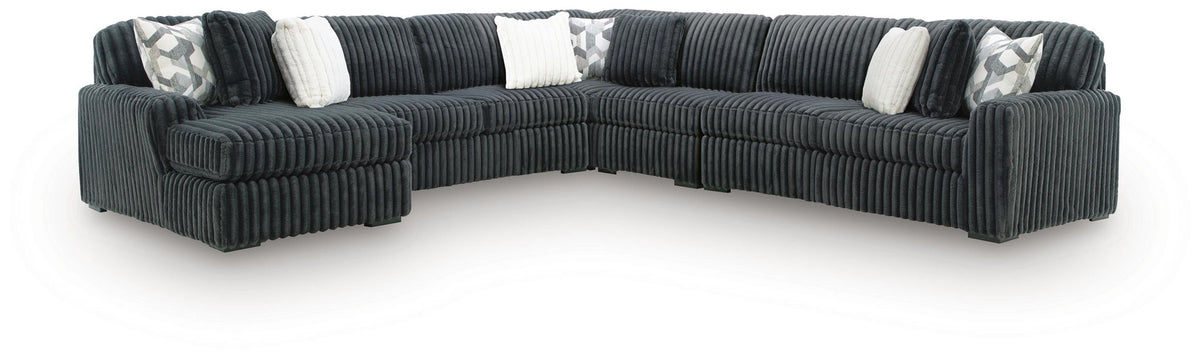 Midnight-Madness - 5 Piece Sectional