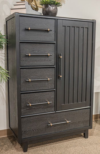 Haldenwick - Door Chest - Black