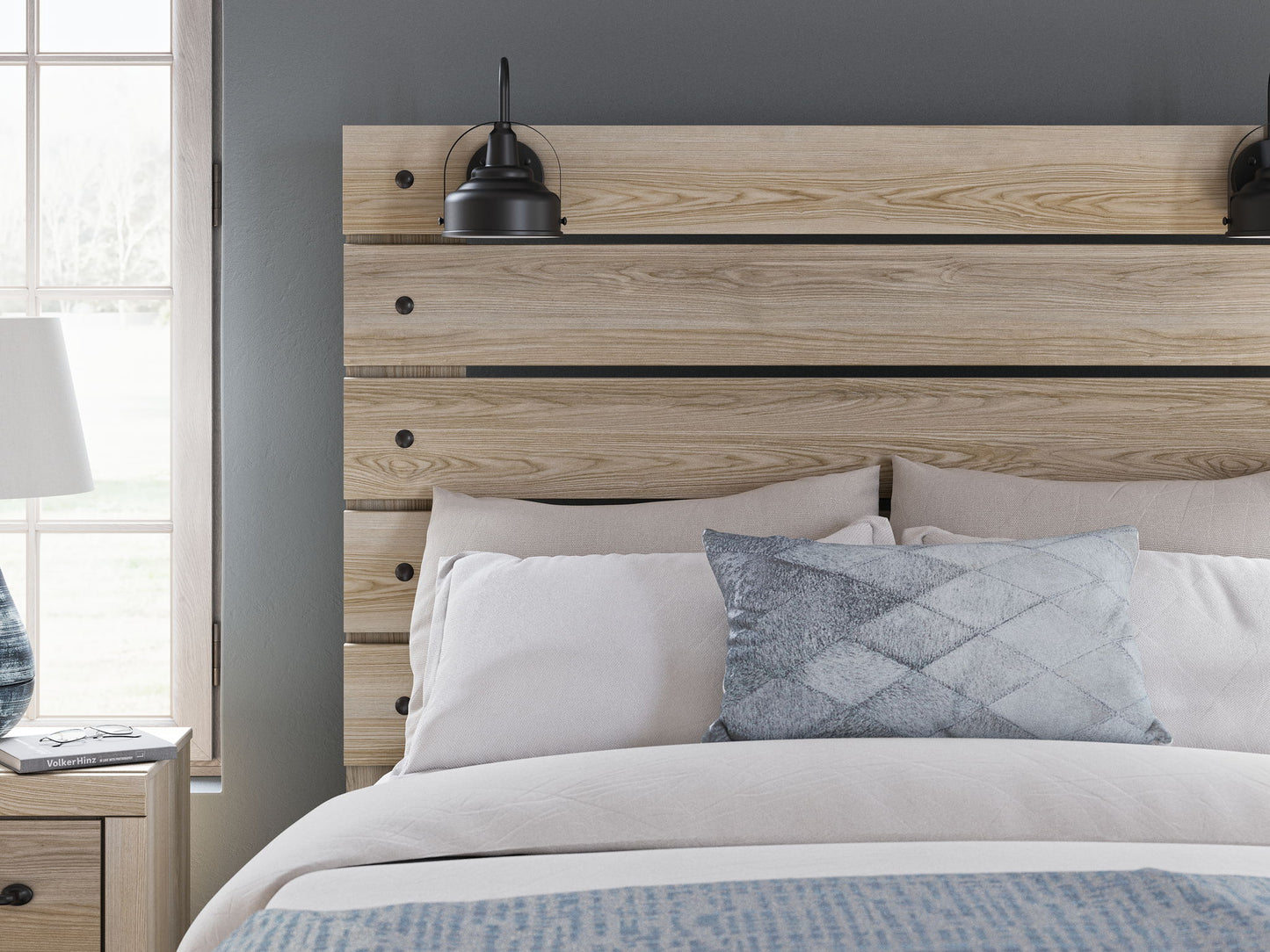 Senbry - Queen Panel Headboard - Tan