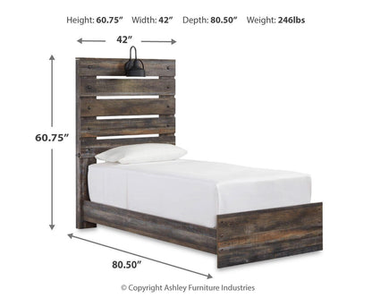 Drystan - Panel Bed