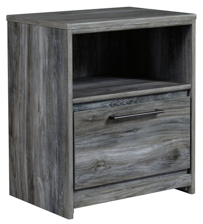 Baystorm - One Drawer Night Stand - Gray