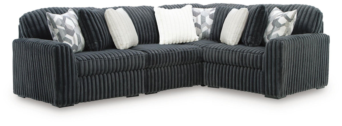 Midnight-Madness - 4 Piece Sectional