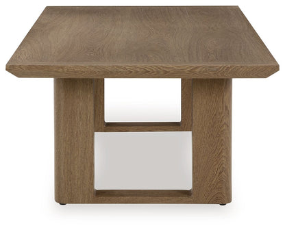 Serene Bay - Rectangular Cocktail Table - Dark Brown
