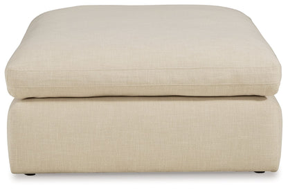 Elyza - Oversized Accent Ottoman - Linen