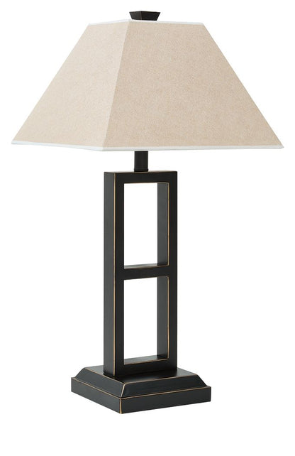 Deidra - Metal Table Lamp (Set of 2) - Black