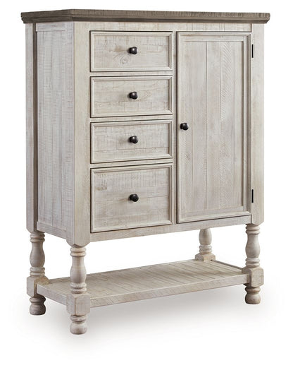 Havalance - Door Chest - White / Gray