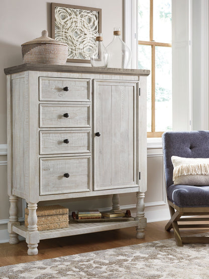 Havalance - Door Chest - White / Gray