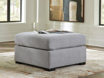 Lakepoint - Oversized Accent Ottoman - Nickel