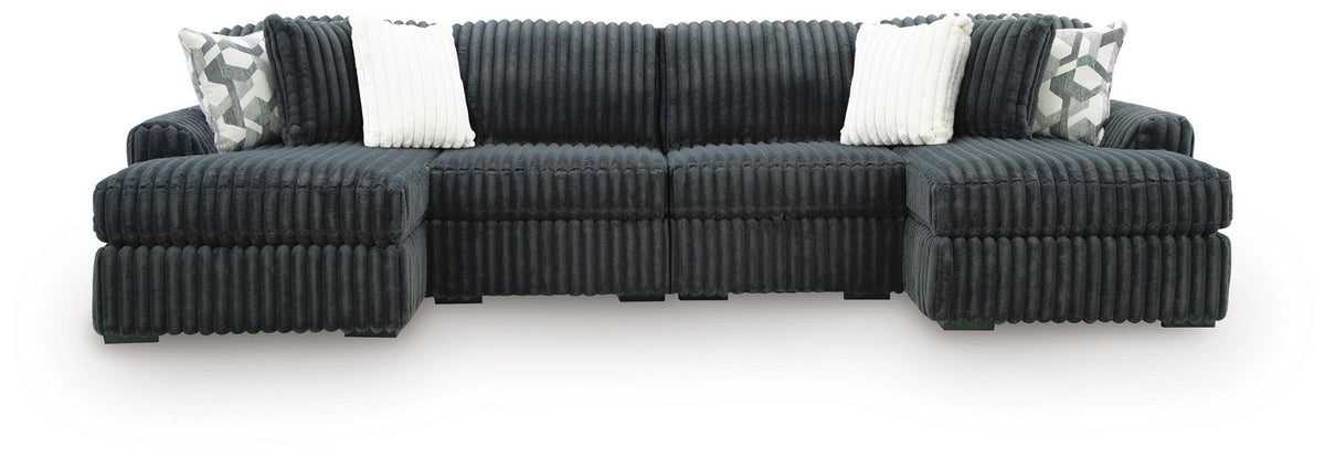 Midnight-Madness - 4 Piece Sectional