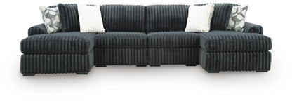Midnight-Madness - 4 Piece Sectional